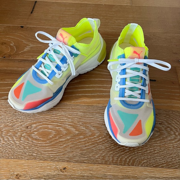 🆕 PUMA Sneakers Neon multi colors - Picture 1 of 10